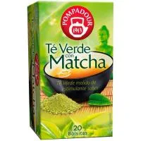 Té Verde Matcha Pompadour, Caja 20 Sobres