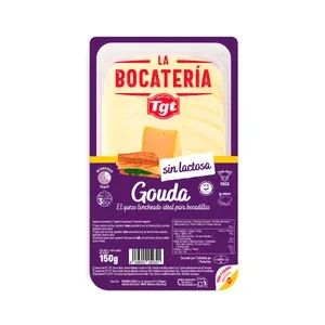 TGT la Bocatería Queso en Lonchas Gouda sin Lactosa150 G.