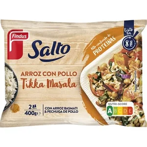 Tikka Masala Arroz Basmati y Pechuga de Pollo Findus Salto