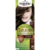 Tinte Color Creme N.4 Castaño Medio Palette Naturals, Caja 1 Ud.
