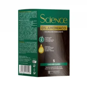 Tinte Color Permanente Nº 5 Castaño Claro 0% Amoniaco Science Les Cosmétiques 1 Ud.