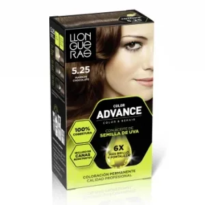 Tinte de Cabello Permanente Tono 5.25 Marrón Chocolate Llongueras Color Advance 1 Ud.