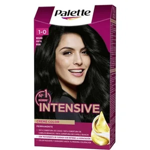 Tinte Intensive Creme Color Permanente Negro Nº 1 Cuidado Nutritivo con Micro-aceites Schwarzkopf Palette