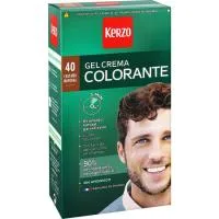 Tinte para Hombre N.40 Castaño Kerzo, Caja 1 Ud