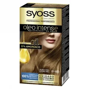 Tinte Permanente sin Amoníaco 8-60 Rubio Miel Oleo Intense Syoss 1 Ud.