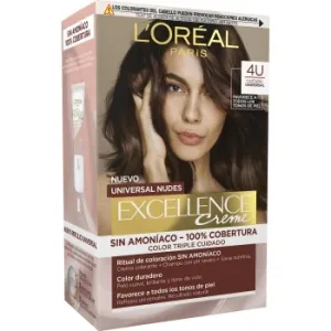 Tinte Permanente sin Amoníaco Nº 4u Castaño Excellence Universal Nudes L'oréal Paris 1 Ud.