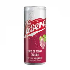 Tinto de Verano con Gaseosa la Casera Lata 33 Cl.