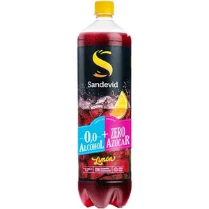 Tinto de Verano Limón 0% Alcohol 0% Azúcar  Sandevid 1.5 L