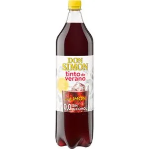 Tinto Verano Limón sin Alcohol Botella Pet 1,5 L