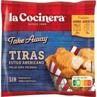 Tiras de Pollo Estilo Americano la Cocinera, Bolsa 360 G