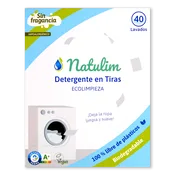 Tiras Detergente Eco Natulim sin Fragancia
