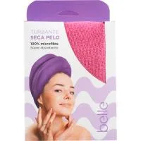 Toalla Turbante Seca Pelo Belle, Pack 1 Ud