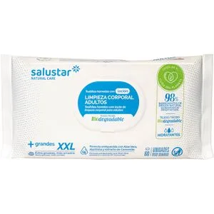 Toallita Higiene Corporal Adulto 60 u