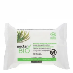 Toallitas Desmaquillantes Suaves Nectar Of Bio 25 Ud.