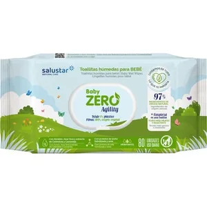 Toallitas Húmedas para Bebés Baby Zero sin Parabenos ni Alcohol  Salustar 80 Unidades
