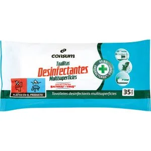 Toallitas Multiusos Desinfectantes 35 u