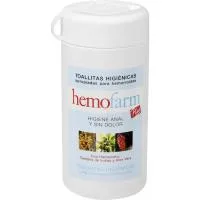 Toallitas Plus Hemofarm, Bote 60 Unid.