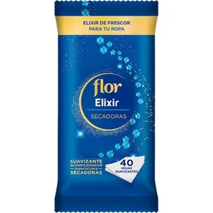 Toallitas Suavizantes Acondicionadoras Especial para Secadora  Flor 40 Unidades