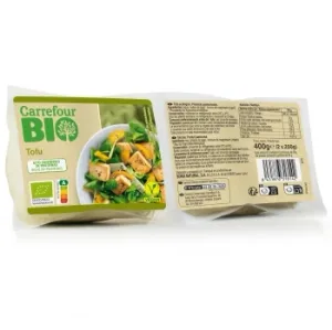 Tofu Natural Ecológico Carrefour Bio 400 G.