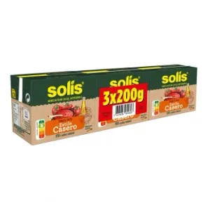 Tomate Frito Estilo Casero Solis sin Gluten Pack de 3 Briks de 200 G.