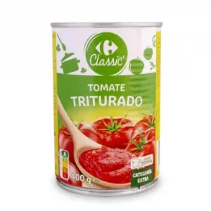 Tomate Triturado Classic Carrefour Lata de 390 G.
