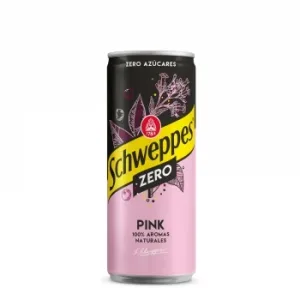 Tonica Pink Zero Schweppes Lata 33 Cl.
