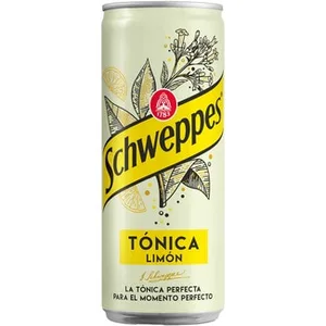 Tónica Sabor Limón 100% Aromas Naturales  Schweppes 33 CL