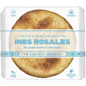 Tortas de Aceite con Aceite de Oliva Virgen sin Azúcar Ines Rosales 180 G