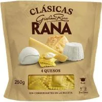Tortellini 4 Quesos Eroski, Bandeja 250 G