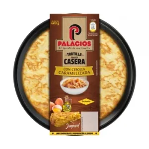 Tortilla con Cebolla Caramelizada Palacios sin Gluten sin Lactosa 600 G.