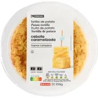 Tortilla de Patatas con Cebolla Caramelizada Eroski, 1 Ud, 250 G