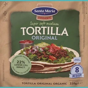 Tortilla Ecológica Super Tierna Santa Maria