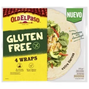 Tortilla Wrap Old el Paso sin Gluten 215 G.