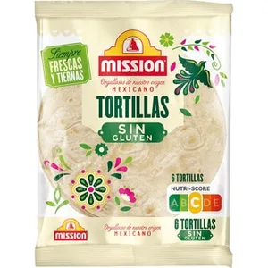 Tortillas sin Gluten 6 Unidades Mission 216 G
