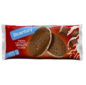 Tortitas de Arroz  Integrales con Chocolate y Leche Bicentury 130 G.