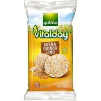 Tortitas de Avena-quinoa-lino Vitalday, Paquete 115,2 G