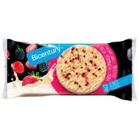 Tortitas de Choco Blanco- Fr. Rojos Bicentury, Paquete 131,2 G