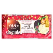 Tortitas de Maíz con Chocolate Negro Diet Radisson sin Gluten
