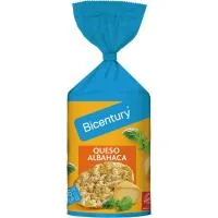 Tortitas de Queso con Albahaca Bicentury, Paquete 123,5 G