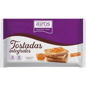 Tostadas sin Gluten Integrales 225 Gr