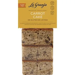 Bizcocho Tradicional de Zanahoria sin Gluten y sin Lactosa la Granja