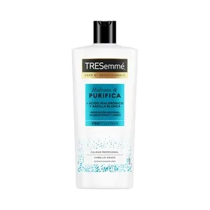 Tresemmé Hidrata & Purifica Acondicionador con Arcilla Blanca y Ácido Hialurónico para Cabellos Grasos 685 Ml.