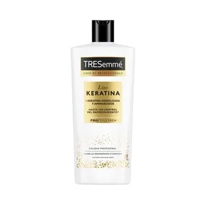 Tresemmé Liso Keratina Acondicionador con Aceite de Marula, para Cabello Encrespado o Dañado 685 Ml.