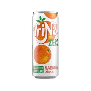 Trina Zero Refresco de Naranja Zero Lata de 33 Cl. 330 ML