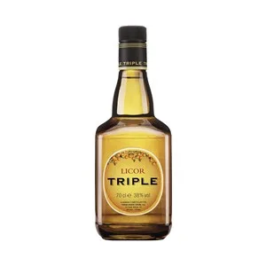 Triple Seco Licor de Manzana Triple Seco Botella de 1 Litro 750 ML