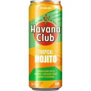 Tropical Mojito Ron con Mango, Fruta de la Pasión y Menta Havana Club