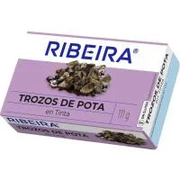 Trozos de Pota en Tinta Ribeira, Lata 111 G