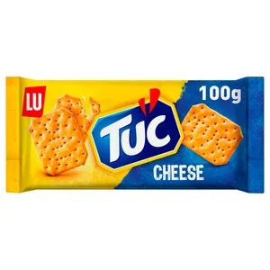 TUC Galletas Saladas con Sabor a Queso de LU TUC Paquete de 100 Grs.