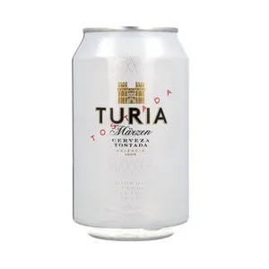 Turia Cerveza Tostada de Valencia Lata 33 Cl. 330 ML