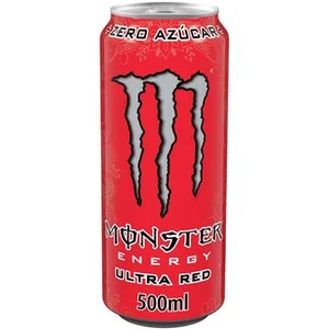 Ultra Red Bebida Energética Sabor Arándanos con Taurina y Ginseng  Monster Energy 50 CL
